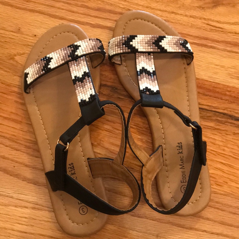 Girls beaded sandals
